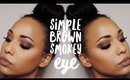 Simple Brown Smokey Eye | Ashley Bond Beauty