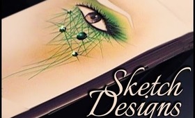 Make-up sketch types.Figuring out your make-up design. PART ONE