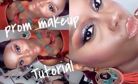 Prom Makeup Full Face Tutorial  | MakeupByMella89