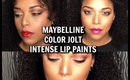 MAYBELLINE COLOR JOLT LIP SWATCHES for Brown/ Olive/ Tan Skin || NaturallyCurlyQ