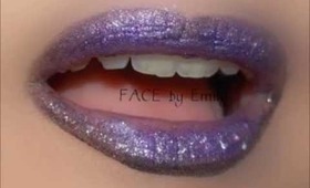 "Galaxy" Lips using Dark Heart Designs shadows and Dark Magic Eyelixer