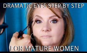 Dramatic Eyes for Mature Women Over 40 Step by Step Makeup Tutorial - mathias4makeup