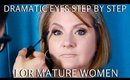 Dramatic Eyes for Mature Women Over 40 Step by Step Makeup Tutorial - mathias4makeup
