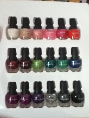 A collection i got for christmas...most of the colors are great, but i wish there were some brighter colors