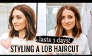 HOW TO STYLE A LOB // EASY WAVES HAIR TUTORIAL | Kendra Atkins