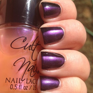 From Cult Nails. This is shown over black. 