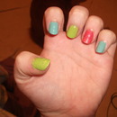 Candy Colored nails :) 
