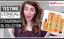 Testing L'oreal Extraordinary Oil Collection