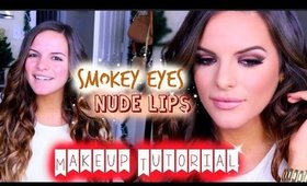 Smokey Eyes / Nude Lips | Dramatic Makeup Tutorial