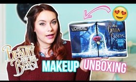 Beauty and The Beast L'Oreal Makeup Unboxing & Review