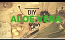 Making Fresh Aloe Vera  Refresher Spray :DIY