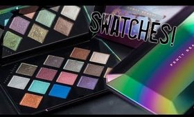 FENTY BEAUTY GALAXY EYESHADOW PALETTE|| REVIEW & SWATCHES