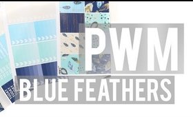 BLUE FEATHERS PLAN WITH ME