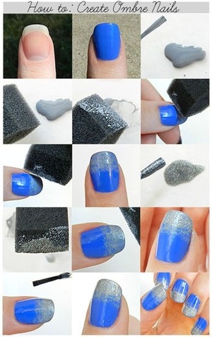 This is a easy, simple nail design