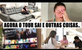 VLOGÃO: COMPRAMOS UMA TV GIGANTE + SOFÁ NOVO! AGORA VAI TER TOUR!