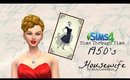 Sims Through Time 1950's Housewife Sims 4 C.A.S.