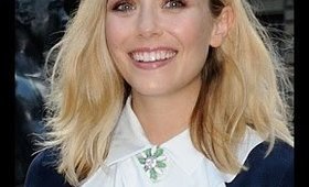 Get the Olsen Look:Elizabeth Olsen channels Marilyn Monroe