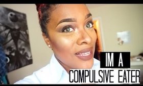 Daily Vlog #2 |Im a Compulsive Eater| & Flexi Rod Tutorial on Locs