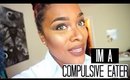 Daily Vlog #2 |Im a Compulsive Eater| & Flexi Rod Tutorial on Locs