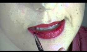 How to:  Red sexy lips