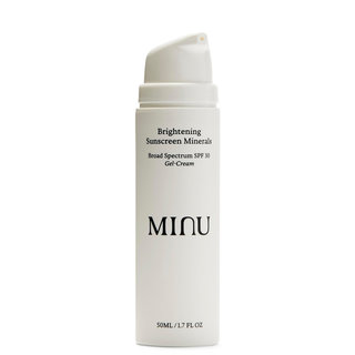 Minu Brightening Sunscreen Minerals Broad Spectrum SPF 30 Gel-Cream