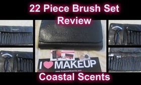 22 Piece Brush Set Coastal Scents (Review & First Impressions)