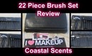 22 Piece Brush Set Coastal Scents (Review & First Impressions)