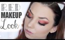 Intense Red Eye Makeup Look - Festive Makeup