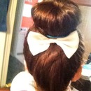bow sock bun