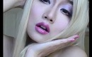 Cute Barbie Doll Makeup Tutorial (Sexy Asian Blonde ?)