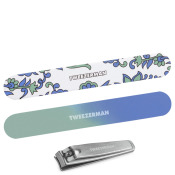 Tweezerman Blue and Green Paisley Manicure Kit