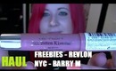 Haul - Free things with magazines, Revlon Just Bitten Kissable Balm Stain, Barry M, NYC