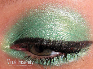 Virus Insanity eyeshadow, Lime Sorbet.
www.virusinsanity.com