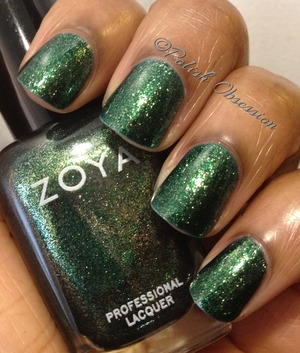 Green and gold shimmer.  Love it!!!
