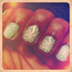 Minty snowflakes 