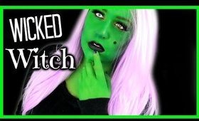 WICKED WITCH MAKEUP TUTORIAL!!