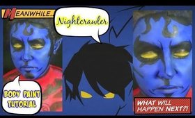 X-Men: Nightcrawler Body Paint Tutorial (NoBlandMakeup)