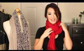 Styling Scarves for Fall and Winter