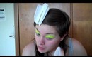 Makeup Tutorial: Neon Yellow Eyeshadow & Green Winged Liner