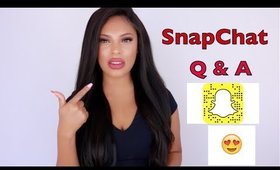 Snap Chat Q & A - Plastic Surgery - Dating - & More