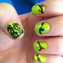 The grinch and rope light nails