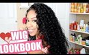 Curly Synthetic Wig LookBook| LH-PERUVIAN