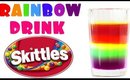 Skittles Rainbow Drink! How to make a Skittles Non-Alcoholic Cocktail