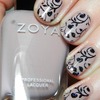 Zoya Rue with Stamped design