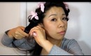 First Impression: Heatless Curls using Japanese Sponge Rollers