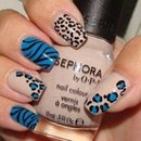 blue nails!