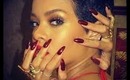 DIY Rihanna Stiletto nails