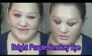 Bright Purple Smokey Eye