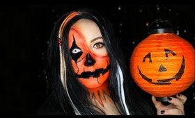 Machiaj pentru Halloween Fata de dovleac / Colaborare Youtube Girls Romania / Halloween pumpkin face