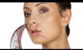 Easy Halloween SFX makeup: Scarred lips